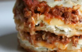 Easy and Delicious Beefy Baked Ravioli Recipe