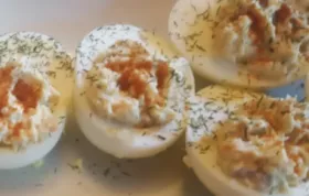 Easy and Delicious Salmon Deviled Eggs with Homemade Mayonnaise