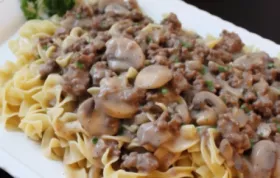 Easy and Delicious Simple Hamburger Stroganoff Recipe