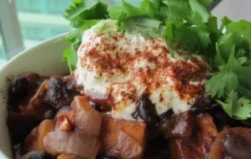 Easy and Delicious Sweet Potato and Black Bean Chili Recipe
