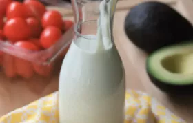 Easy Avocado Lime Ranch Dressing