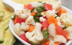 Easy Cauliflower Ceviche