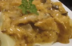 Easy Creamy Chicken Mushroom Sauce