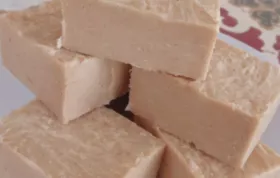 Easy Two-Ingredient Peanut Butter Fudge