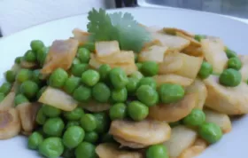 Ed's Secret Pea and Mushroom Salad