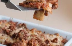 Eggplant and Ground Beef Lasagna