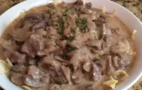 Elegant Beef Stroganoff