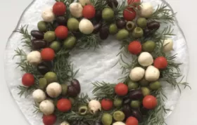 Festive Olive and Cheese Appetizer