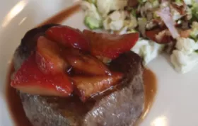 Filet Mignon and Balsamic Strawberries