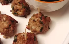 Flavorful and Healthy Asian Turkey Meatballs