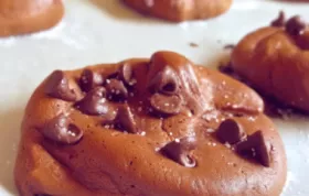 Fluffy and Delicious Chocolate Air Cookies with Chocolate Chips