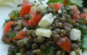 French Lentil Salad with Goat Cheese