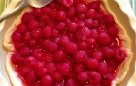 Fresh and Delicious Summer Raspberry Pie