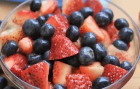 Fresh Fruit in Balsamic Pepper Syrup Recipe