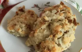 Garlic-Blue Cheese-and-Bacon Biscuits