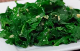 Garlicky and Healthy Kale Saute Recipe