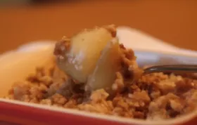 Ginger Pear Crisp