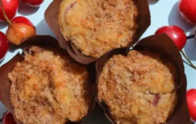 Gluten-Free Cherry Cobbler Muffins