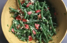 Greek Green Bean Salad with Feta and Tomatoes