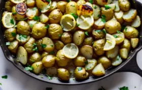 Greek Lemon Potatoes - A Flavorful and Zesty Side Dish