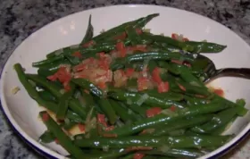 Green Beans in Cider