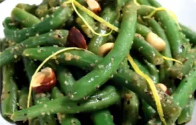 Green Beans with Hazelnuts and Lemon: A Delicious Side Dish