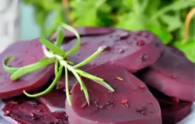 Grilled Beets in Rosemary Vinegar Recipe