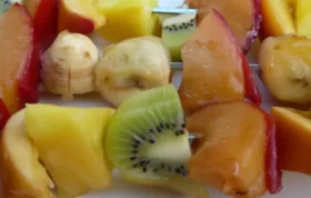 Grilled Fruit Kabobs - A Delicious and Healthy Summer Dessert
