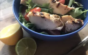 Grilled Lemon Pepper Chicken Salad - A Refreshing and Healthy Meal