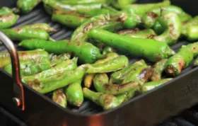 Grilled Sesame-Soy Shishito Peppers