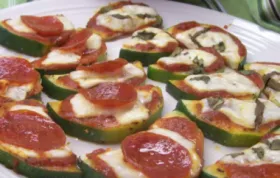 Grilled Zucchini Pizza