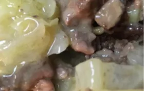 Ground Beef Casserole with Potatoes and Cabbage