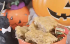 Halloween Candy Blondies