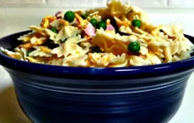 Ham and Cheese Pasta Salad