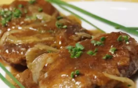 Hamburger-Steak with Onions and Gravy