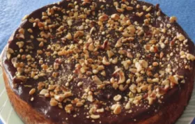 Hazelnut and Chipped Chocolate Cheesecake