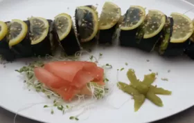Healthy and Delicious Avocado Sushi with Brown Rice