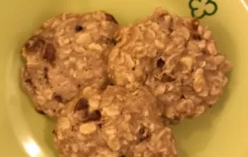 Healthy and delicious low sugar oatmeal raisin cookie recipe