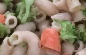 Healthy and delicious pasta salad packed with high protein ingredients