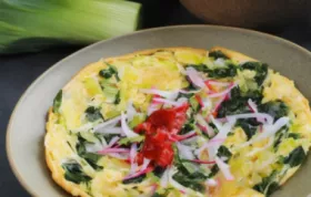 Healthy and Delicious Radish Green Frittata Recipe