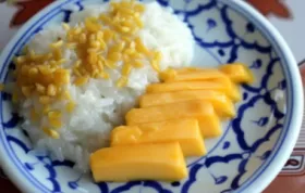 Healthy and Delicious Refined Sugar-Free Mango Sticky Rice Recipe