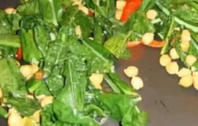 Healthy and Flavorful Sauteed Collard Greens and Garbanzo Beans