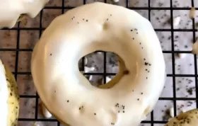 Healthy Lemon Poppy Seed Donuts Recipe