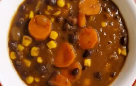 Hearty and Delicious Vegan Black Bean Soup Recipe