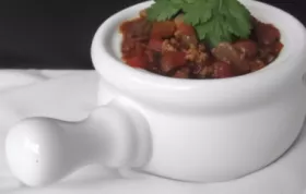 Hearty and flavorful turkey and pork chili recipe