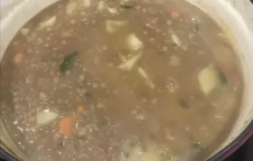 Hearty and healthy lentil soup recipe