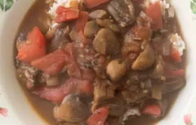 Hearty Mushroom Stew with Herbs and Vegetables