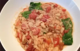 Hearty White Bean, Spinach, and Barley Stew