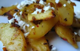 Herbed Greek Roasted Potatoes with Feta Cheese Recipe