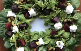 Holiday Salad Wreath